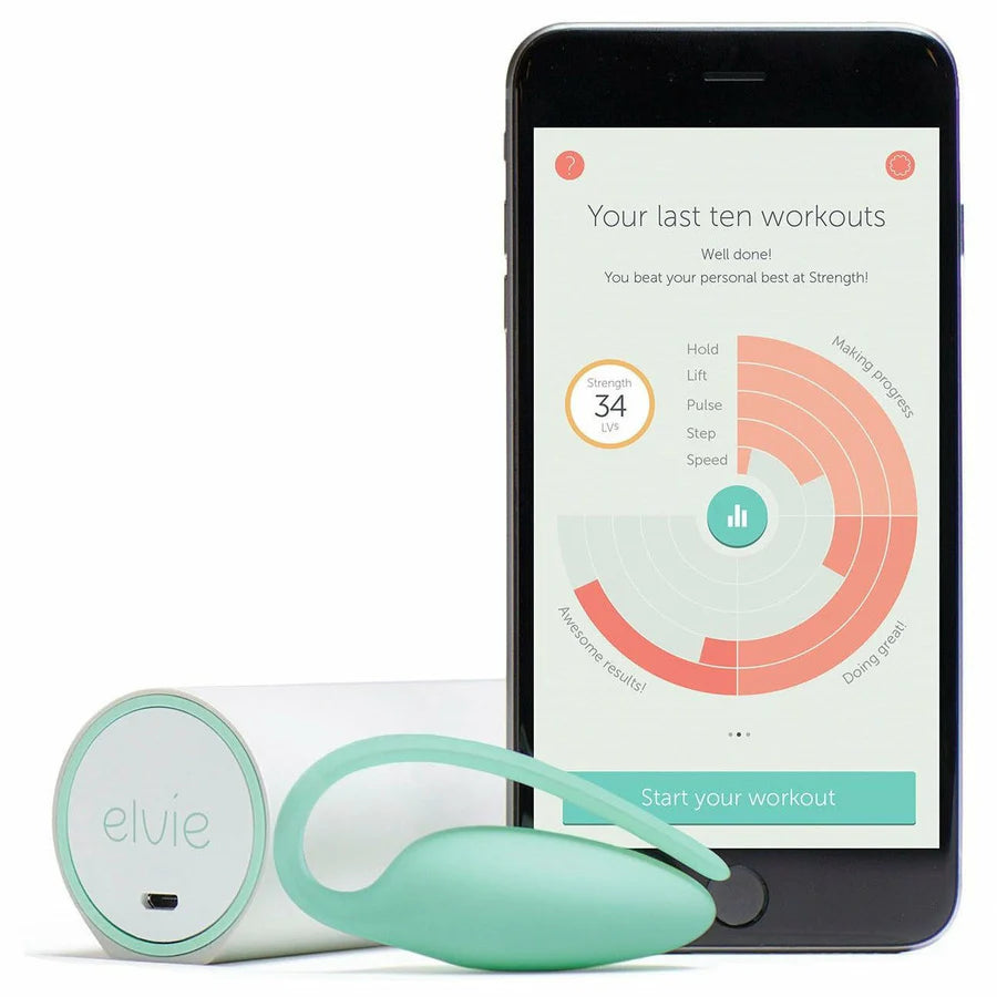 Elvie Trainer - Smart Kegel Exerciser for Pelvic Floor Strengthening with App