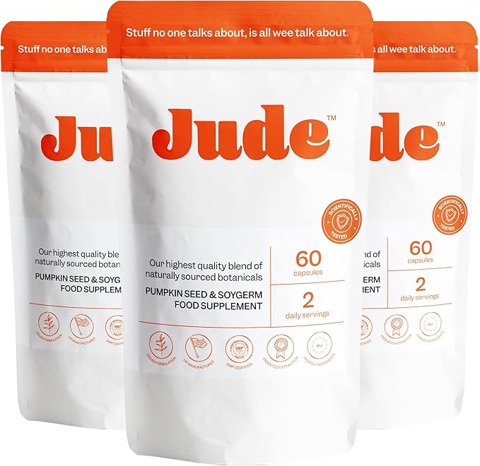 Jude Bladder Control Tablets – Reduce Urgency & Night-Time Bathroom Trips