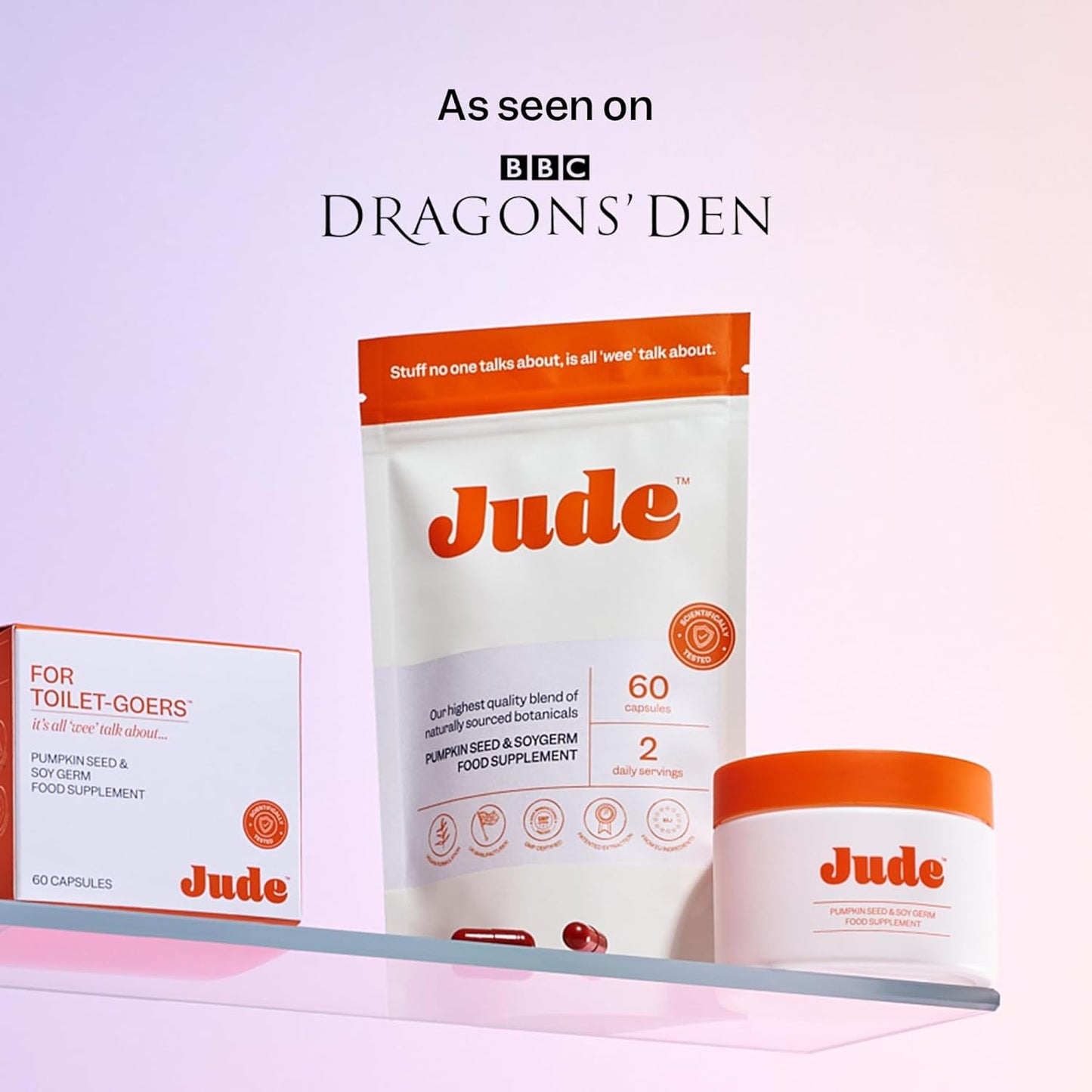 Jude Bladder Control Tablets – Reduce Urgency & Night-Time Bathroom Trips