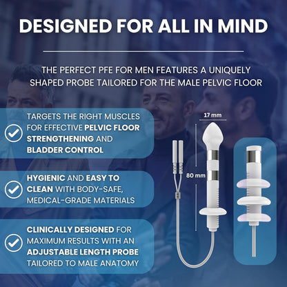 TensCare Perfect PFE Men – Pelvic Floor Exerciser for Male Incontinence & Erectile Dysfunction